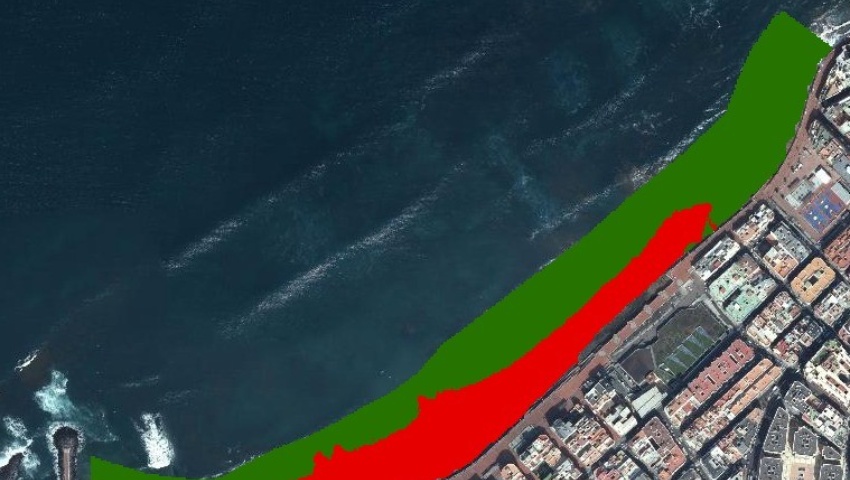 La acumulación de arena sumergida en la zona de La Cícer garantiza la resiliencia y recuperación natural de esta zona de la playa de Las Canteras